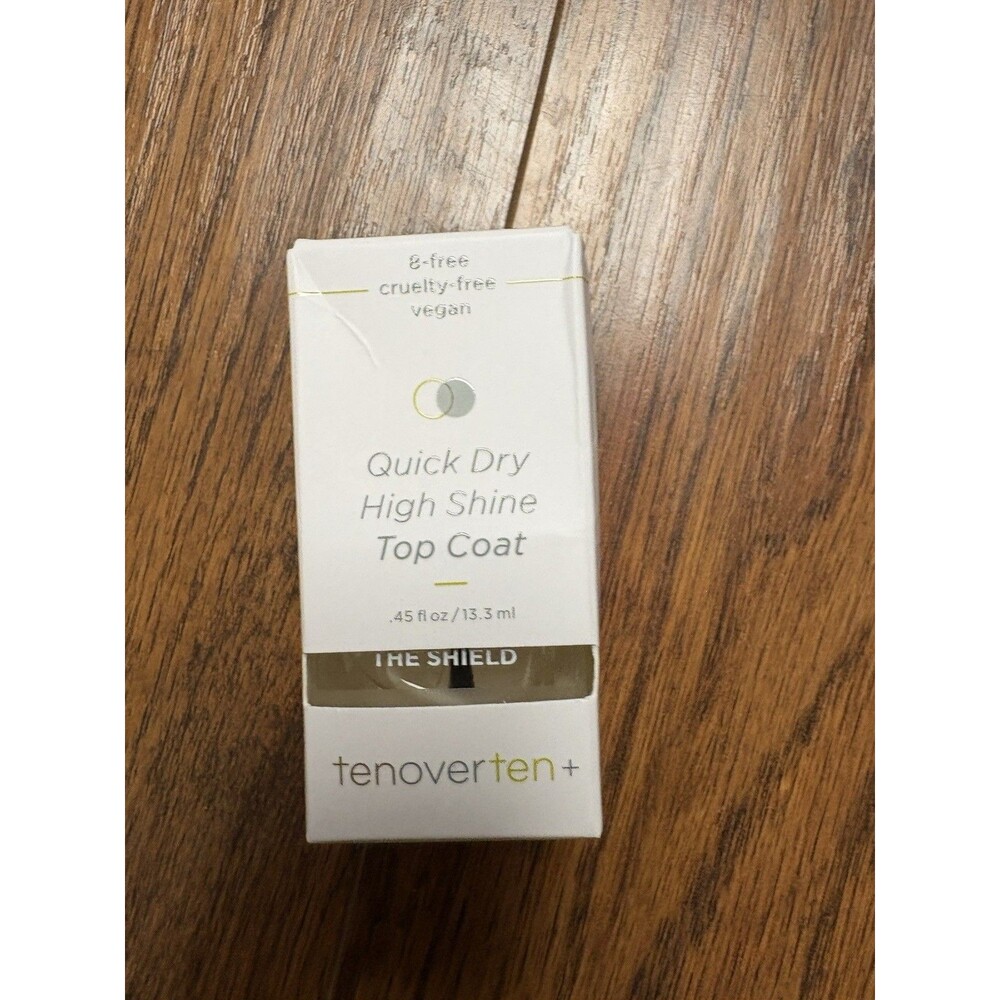 Tenoverten+ Quick Dry High Shine Top Coat New In Box